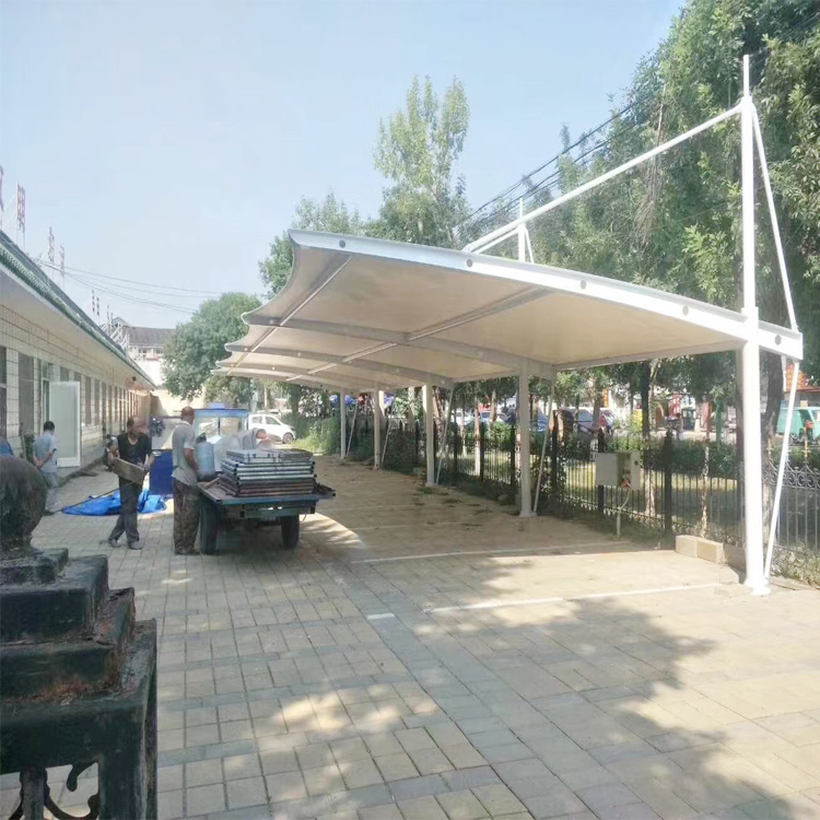 小區膜結構停車棚